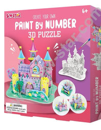 Sew Star Paint By Number 3D Puzzle - Create Stunning Artworks With Depth And Dimension (23-006,23-006,23-008)
