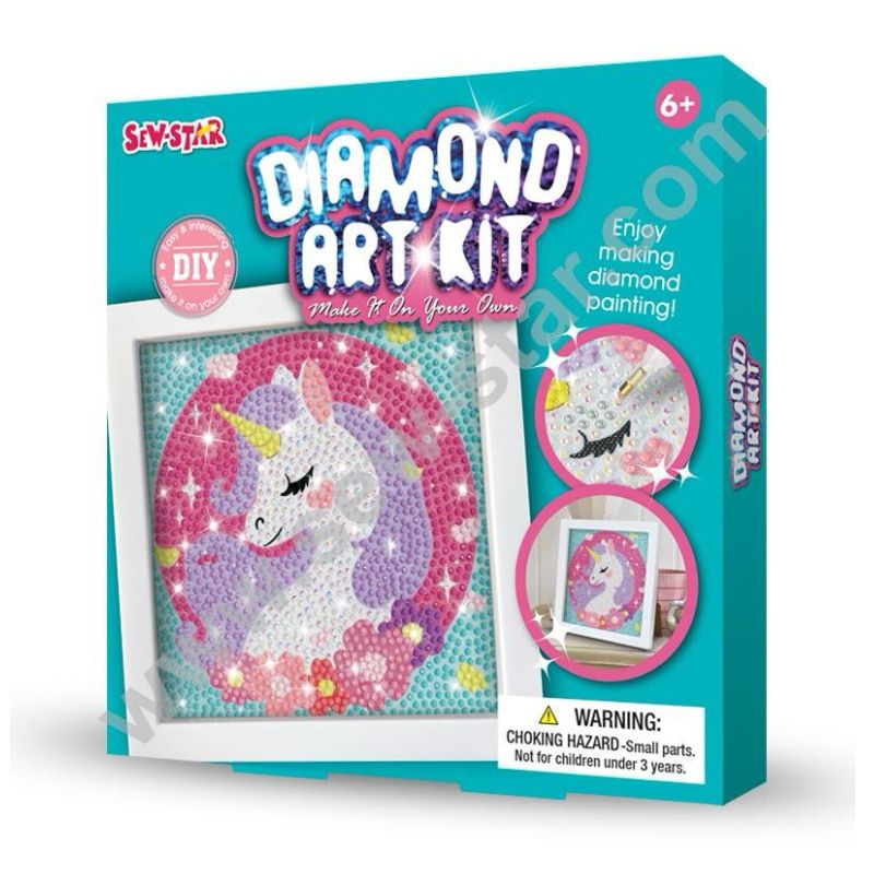 Sew Star Diamond Art Kit - Create Dazzling Masterpieces With Gem-Like Precision