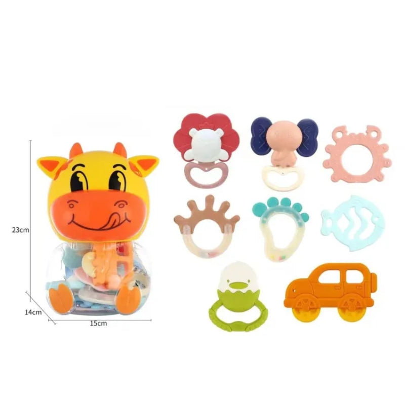 Soft Baby Rattle Jar Toy For Kids