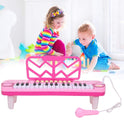 Electric Musical Piano Keyboard With Microphone For Kids