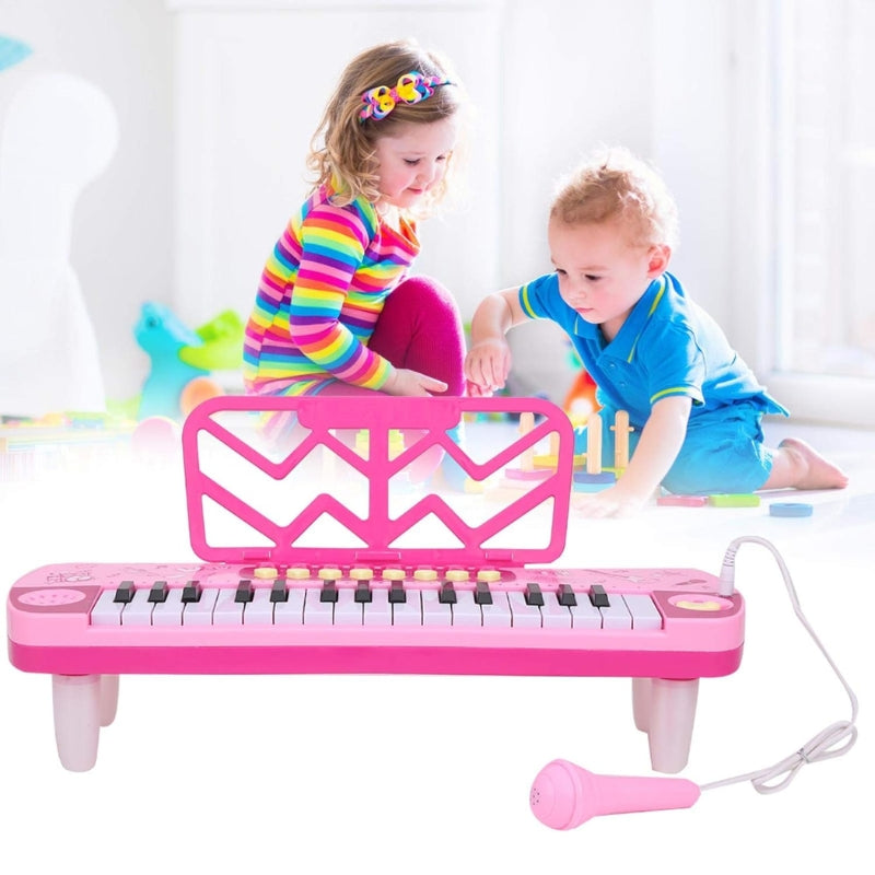 Electric Musical Piano Keyboard With Microphone For Kids