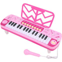 Electric Musical Piano Keyboard With Microphone For Kids