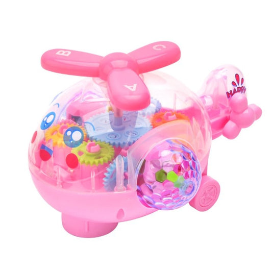 Gear Helicopter With Light And Sound Toy For Kids