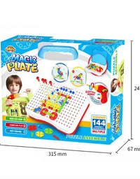 Creative Magic Puzzle Plate Playset For Kids
