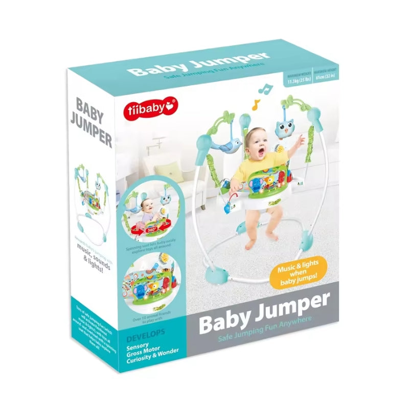 Safe And Comfortable Baby Jumper With Music And Lights For Kids