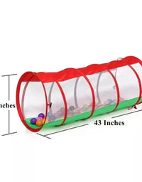 3 In 1 Pop-Up Tent With Tunnel For Kids
