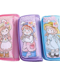 Sweet Doll Pencil Box For Girls
