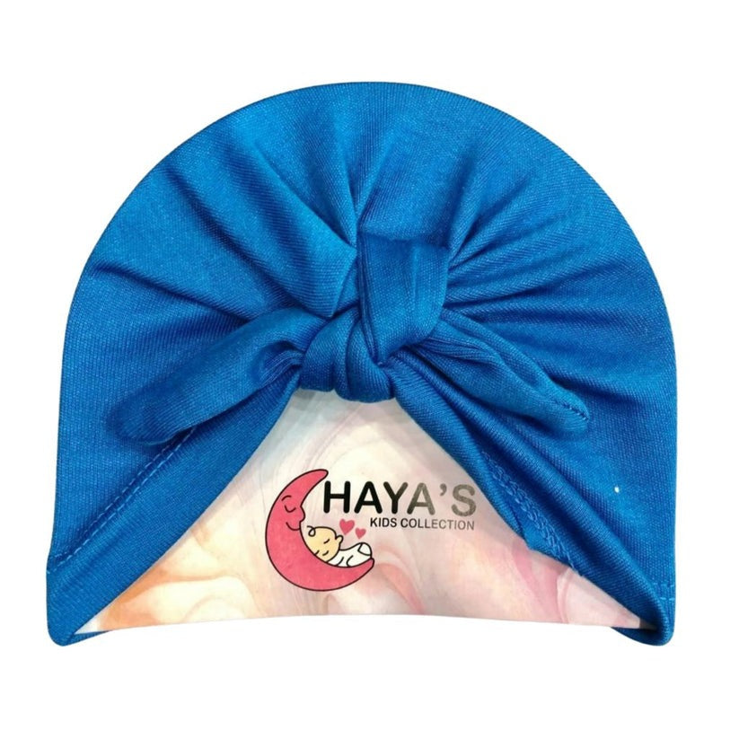 Plain Baby Turban Caps For Kids