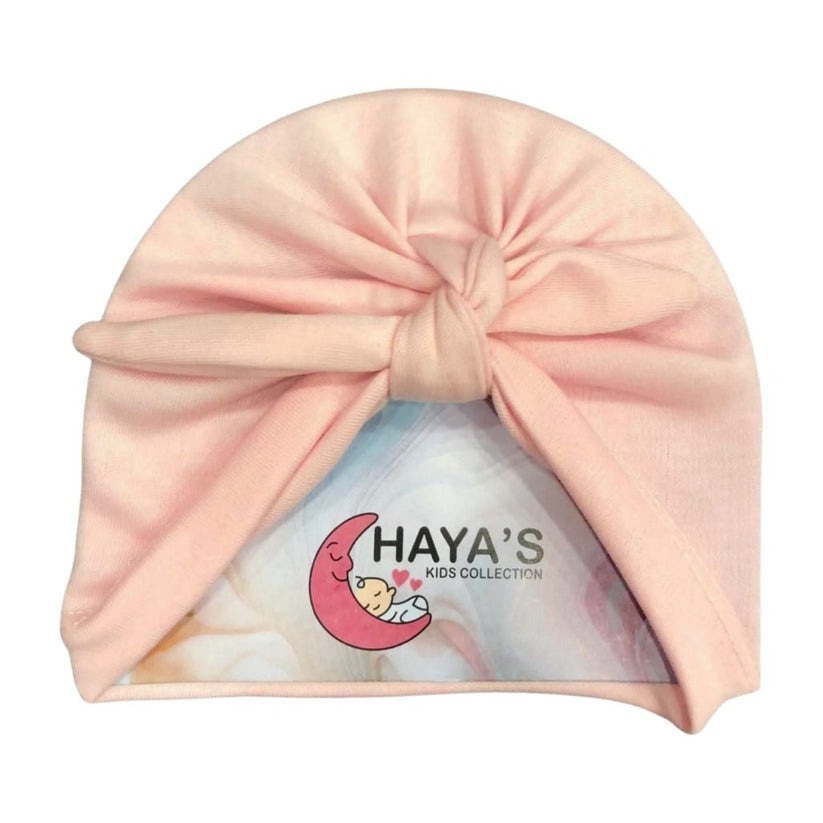 Plain Baby Turban Caps For Kids