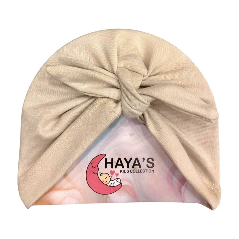 Plain Baby Turban Caps For Kids