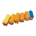 Fast Food Shaped Erasers For Kids - (6 Pcs)