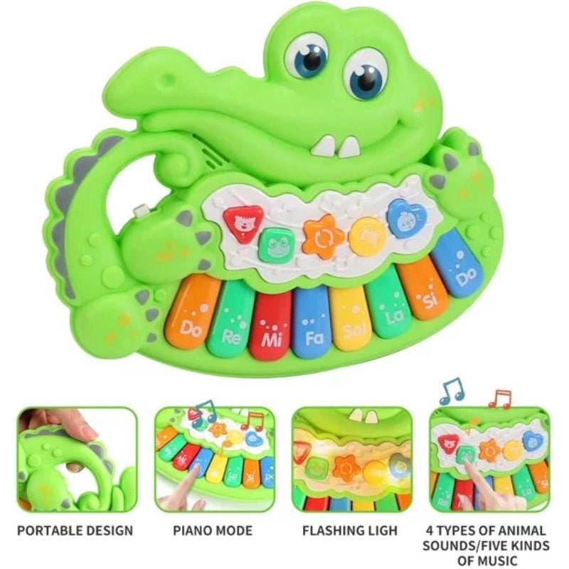 Crocodile Musical Keyboard For Kids