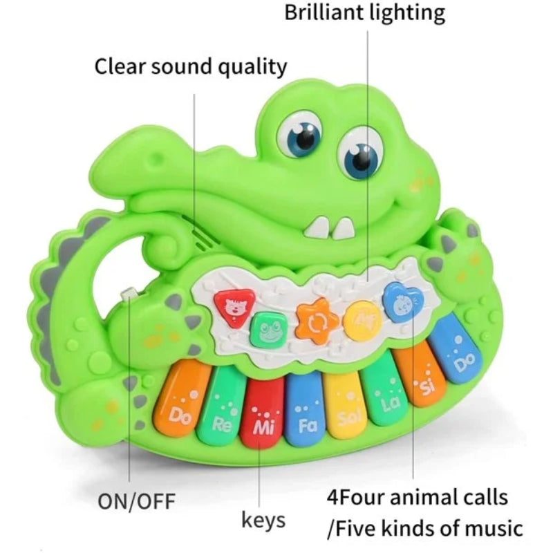 Crocodile Musical Keyboard For Kids