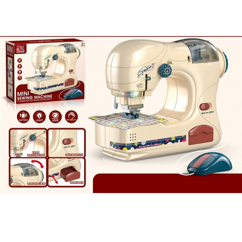 Mini Designer Sewing Machine With Mouse Controller For Kids