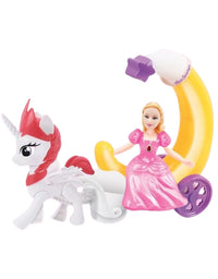 Barbie Electric Unicorn Carriage Toy For Kids
