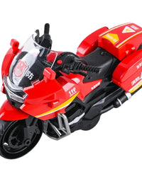 Intertia Police Motorcycle Toy For Kids
