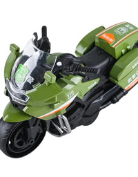 Intertia Police Motorcycle Toy For Kids
