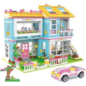 Friends House Building Blocks kit With Accessories Toy For Kids