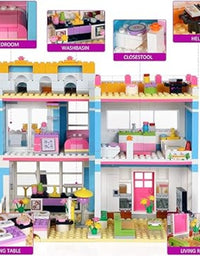 Friends House Building Blocks kit With Accessories Toy For Kids
