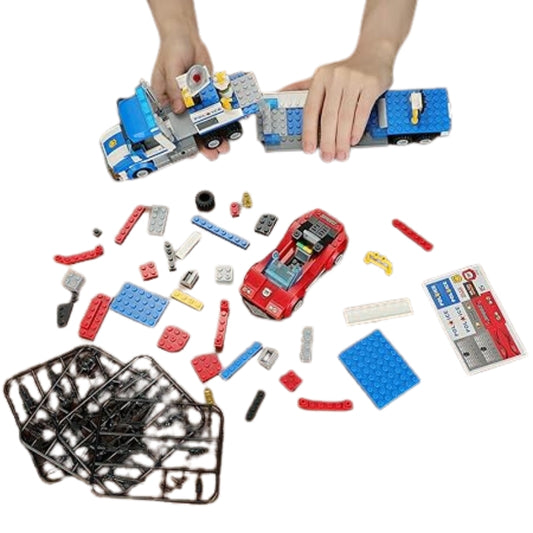 City Police Truck & Trailer Building blocks Toy For Kids