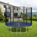 Circular Trampoline With Safety Net And Ladder For Kids - 10 FT