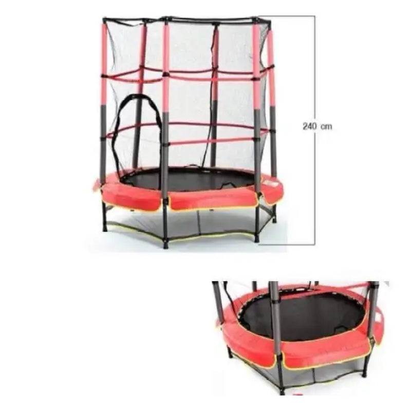 Circular Trampoline With Safety Net For Kids - 5 FT