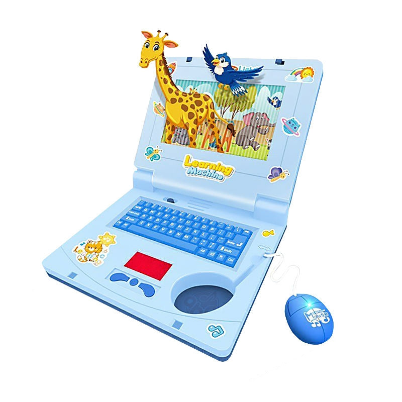 Puzzle Learning Laptop With Screen Animation And Mouse For Kids