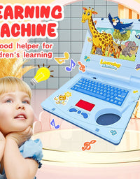 Puzzle Learning Laptop With Screen Animation And Mouse For Kids
