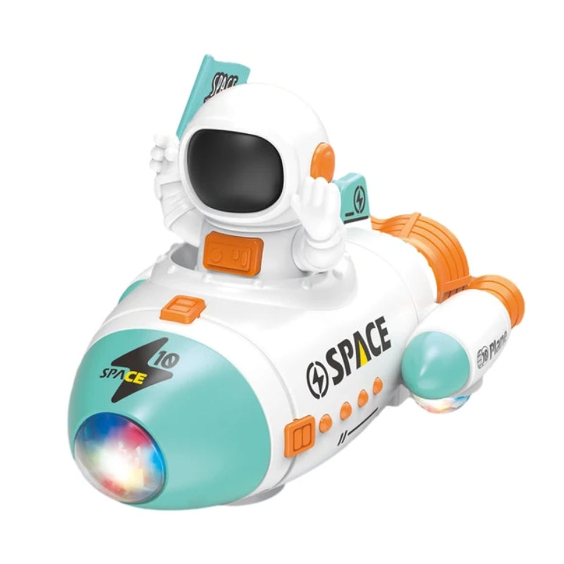 Space Rocket Car Battery Operated With Light & Music