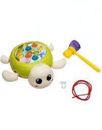 Hammer Knocking Turtle Toy With Light & Music For Kids
