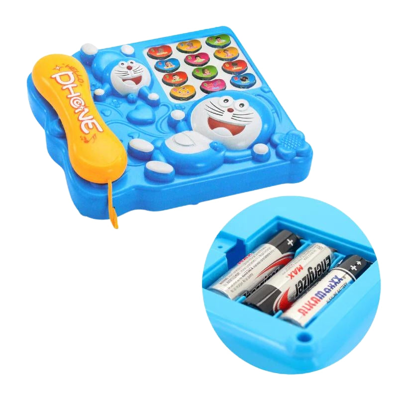 Doraemon Telephone With Light & Music Toy For Kids