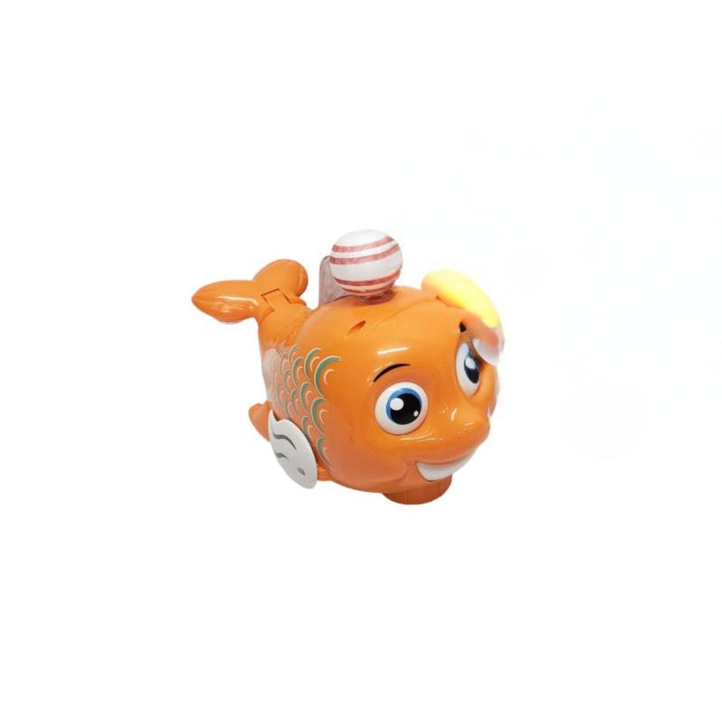 Battery Operated Fish With Light And Music Toy For Kids