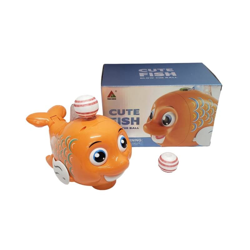 Battery Operated Fish With Light And Music Toy For Kids