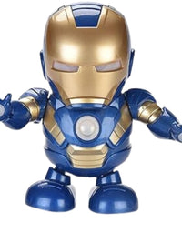 Iron Man Dancing Robot With Light & Music Toy For Kids
