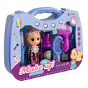 Little Dresser Makeup Cosmetic Playset With Doll For Kids