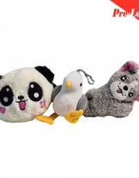 Panda/Oiseaux/Puppy Extra Soft Plush Toy Pack of 3 Premium Pre-loved
