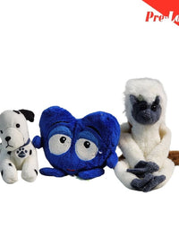 Blue Heart/Monkey/Puppy Extra Soft Stuff Toy Toy Pack of 3 Premium Pre-loved
