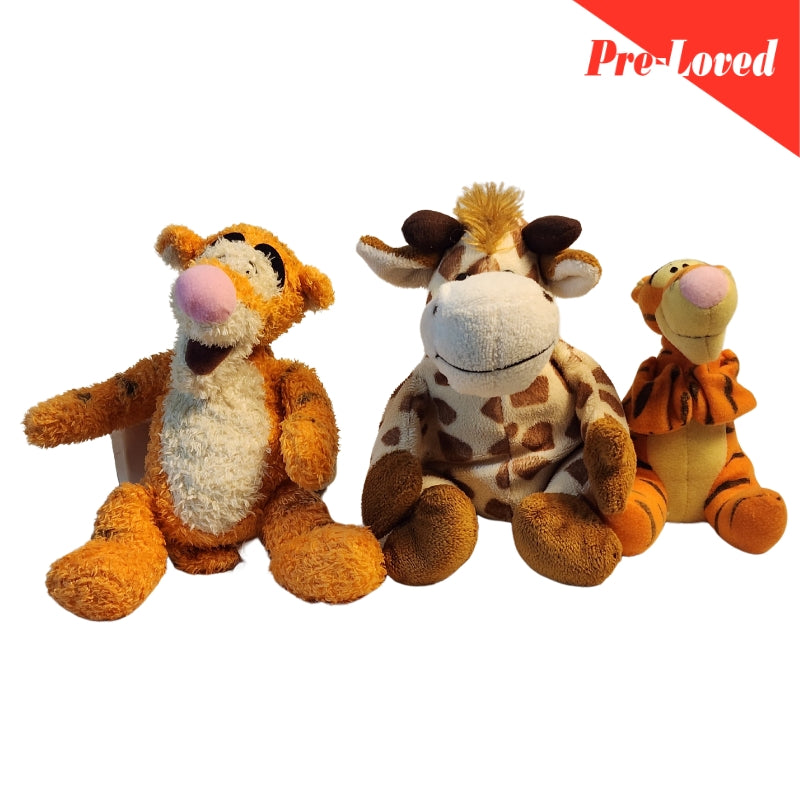 Disney Tiger / Zebra / Tiger Pack Of 3 Premium Pre-Loved