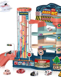 3 In 1 Adventurous Urban Parking Playset For Kids
