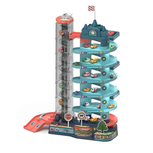 Automatic 7 Story Car Parking Toy Set For Kids