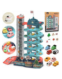 Automatic 7 Story Car Parking Toy Set For Kids
