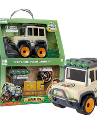 Big Adventures Safari SUV Vehicle With Flashlight, and Compass Toy For Kids
