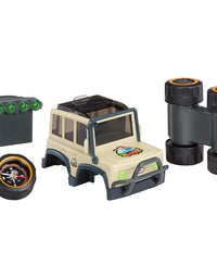 Big Adventures Safari SUV Vehicle With Flashlight, and Compass Toy For Kids
