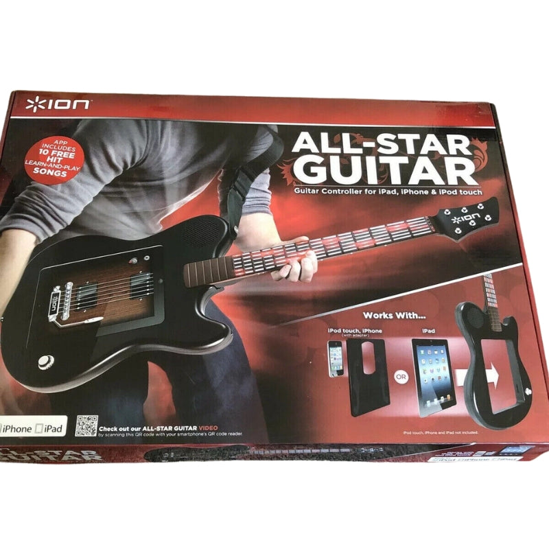 ION All-Star Electronic Guitar For Only iPad 2 and 3 and Iphone 4 (Box Damaged) Premium Pre-Loved