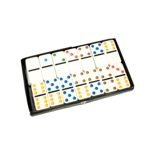 Domino Set 6×6 Coloured Dots Entertainment Puzzle Fun Game (5cm*2.5cm)