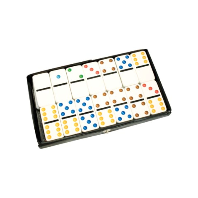 Domino Set 6×6 Coloured Dots Entertainment Puzzle Fun Game (5cm*2.5cm)