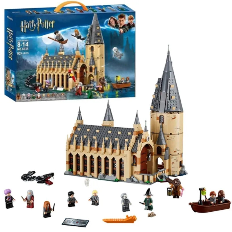 Harry Potter Hogwarts Great Building Blocks Set Toy For Kids - 924 Pcs