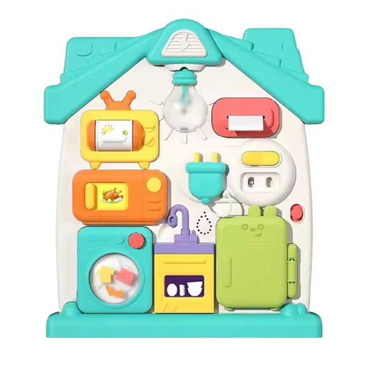 Baby Busy Board Multifunctional House – Interactive Learning Toy