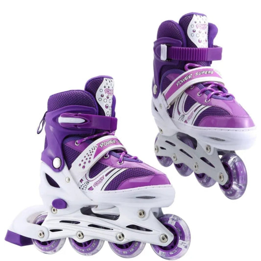 Skating Shoes Adjustable Roller Skates – Durable & Stylish