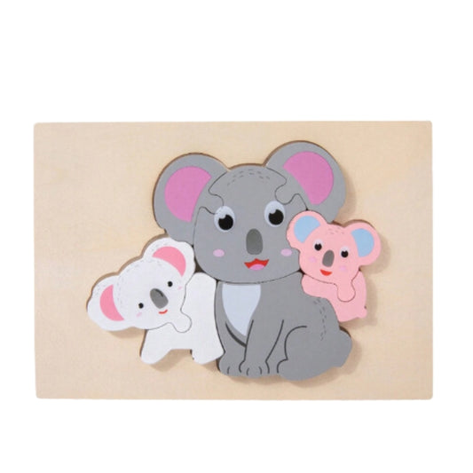 Wooden Animal Matching Puzzle – Fun & Educational Parent-Child Toy